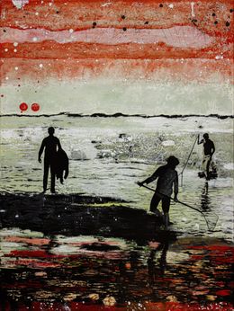 Painting, Buddies, DB Waterman