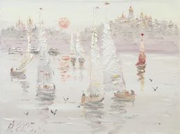 Gemälde, Near the Lavra on the Dnipro, Ivan Pylypenko