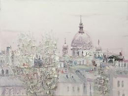 Painting, Roofs of Paris, Ivan Pylypenko