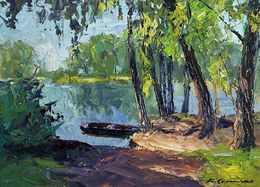 Painting, A secluded place in nature, Boris Serdyuk