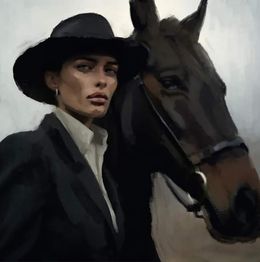 Peinture, Le Cheval, Elsa Garate