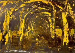 Painting, À travers le forêt, Frank De Blok