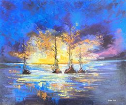 Gemälde, Sailing into the Horizon, Karine Harutyunyan