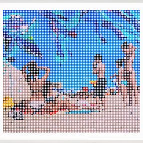 Drucke, Beach Scene (Siblings), Maxwell Stevens