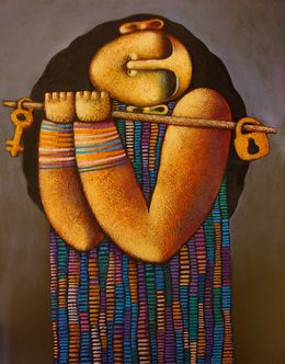 Painting, Burden of Responsibility, Liana Asatryan