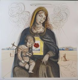 Print, The Mystical Rose Madonna, Salvador Dali