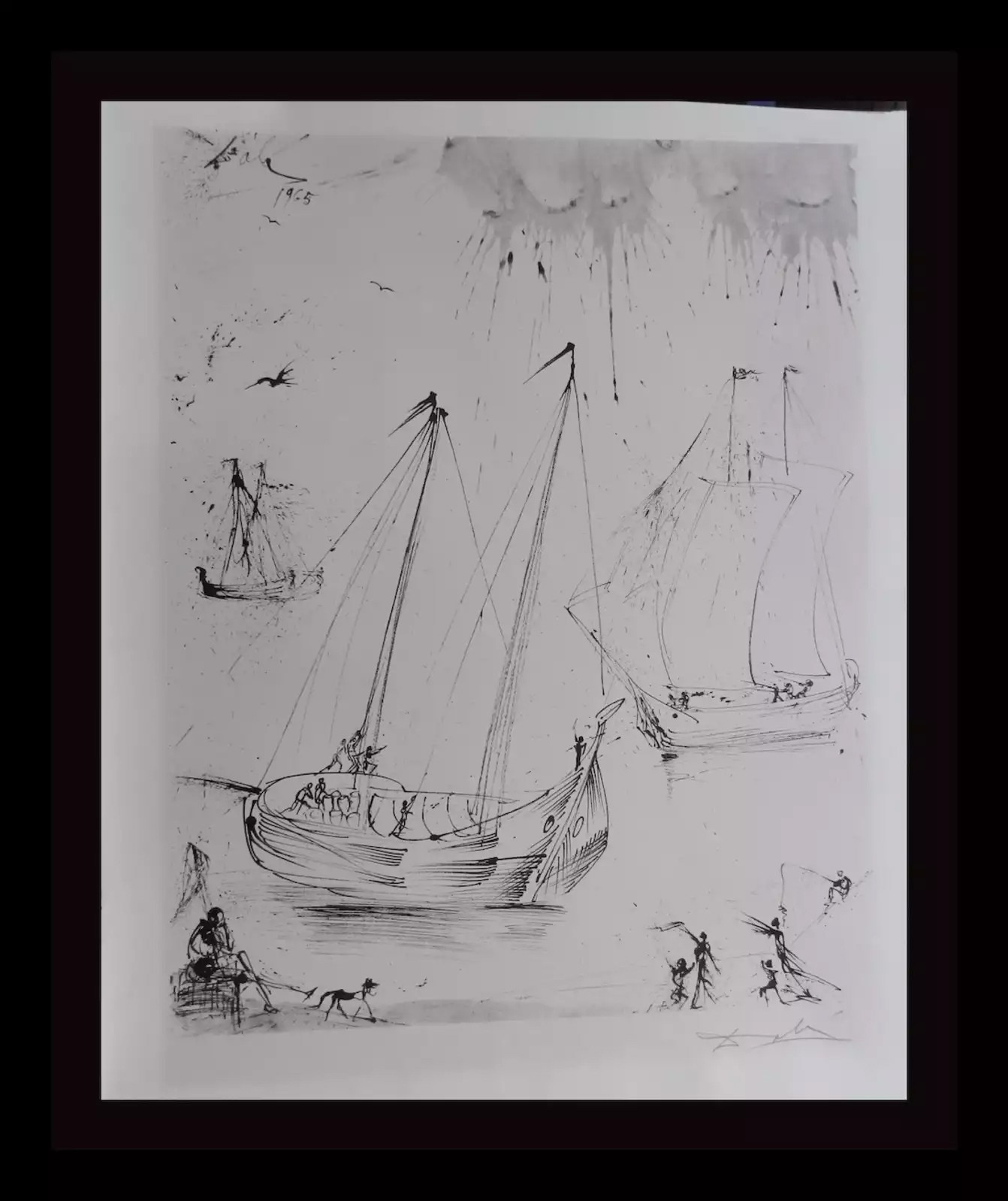 Salvador Dali, The Fisherman Salvador Dali, The Fisherman