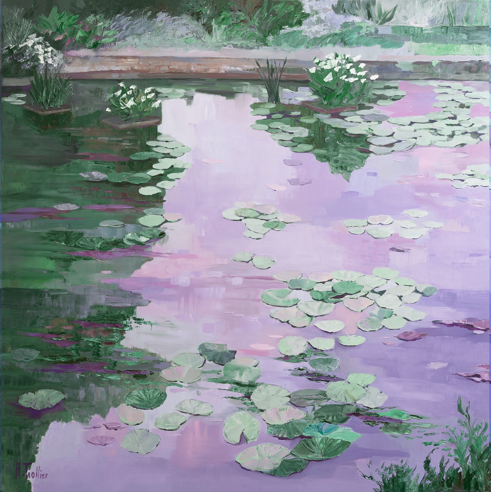 Agnès Tiollier, Matin mauve Agnès Tiollier, Matin mauve