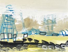 Gemälde, Les promenades 4, Nicolas Gasiorowski