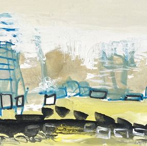 Gemälde, Les promenades 4, Nicolas Gasiorowski