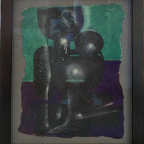 Gemälde, Abstrait, Ladislas Kijno