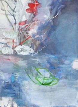 Painting, Géranium, Nao Kaneko