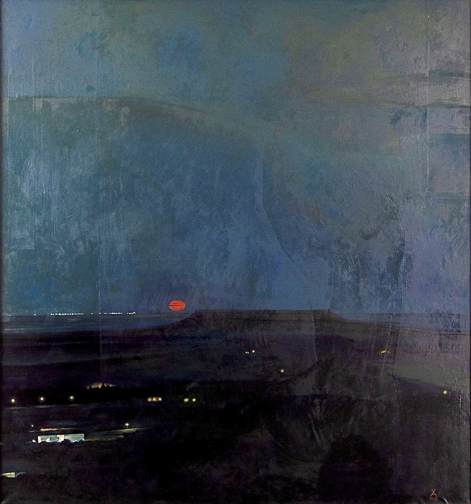 Andreas Charalambous, Dramatic Rise of the Moon above Aronas Andreas Charalambous, Dramatic Rise of the Moon above Aronas