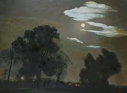 Gemälde, Supper Moon of January, Andreas Charalambous