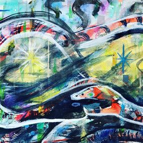 Painting, Asclepius, Niki Singleton