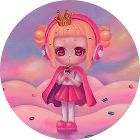 Gemälde, Pink serenity, Jane Kibari