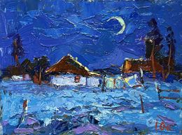 Gemälde, Moonlit night, Oksana Ivanyuk