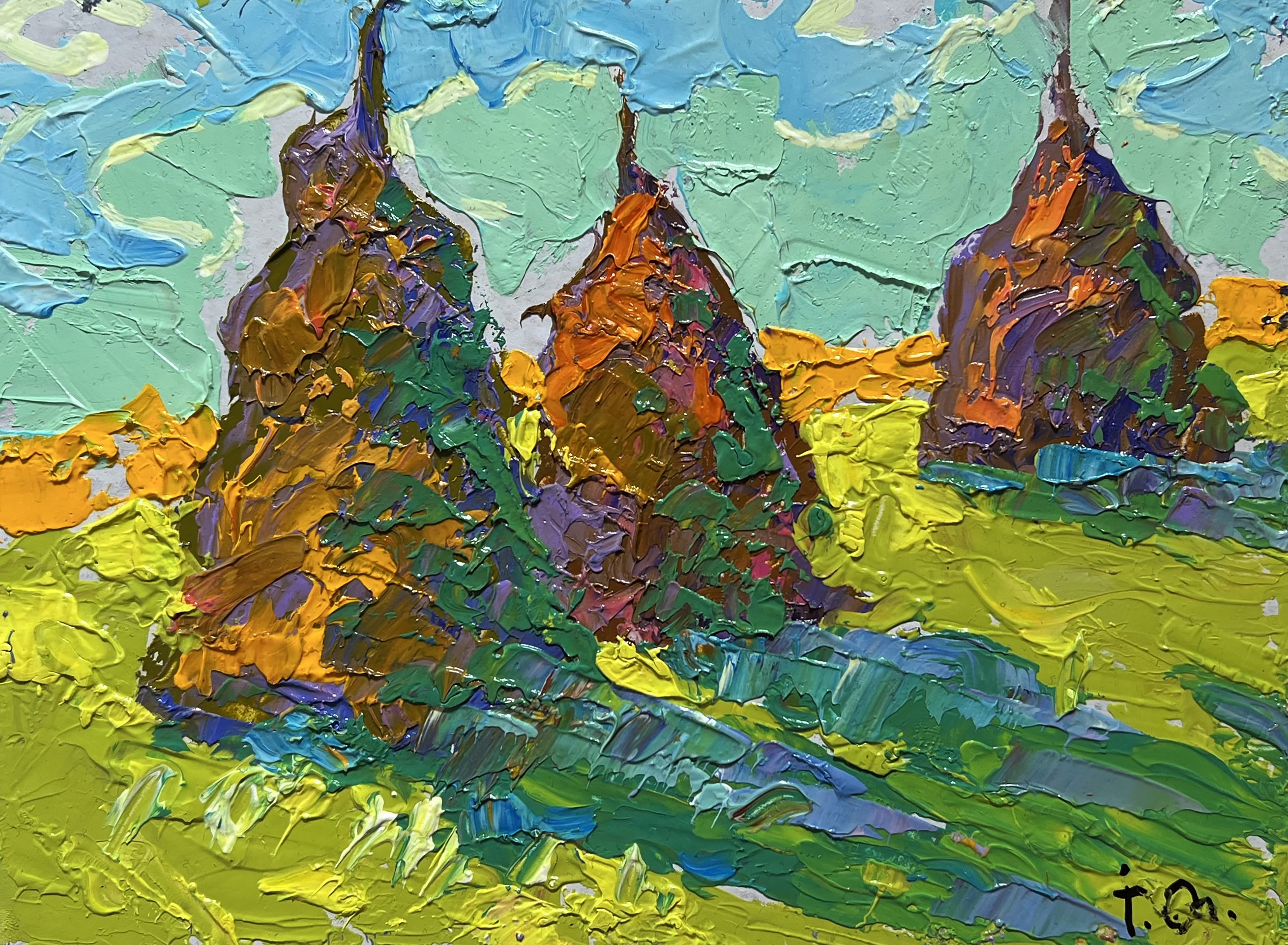 Ivanyuk Oleksiy, Fragrant hay in the field Ivanyuk Oleksiy, Fragrant hay in the field