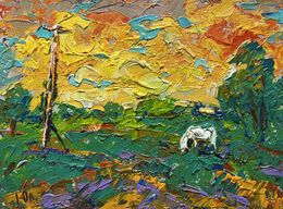Gemälde, Watch the bright sunset, Ivanyuk Oleksiy