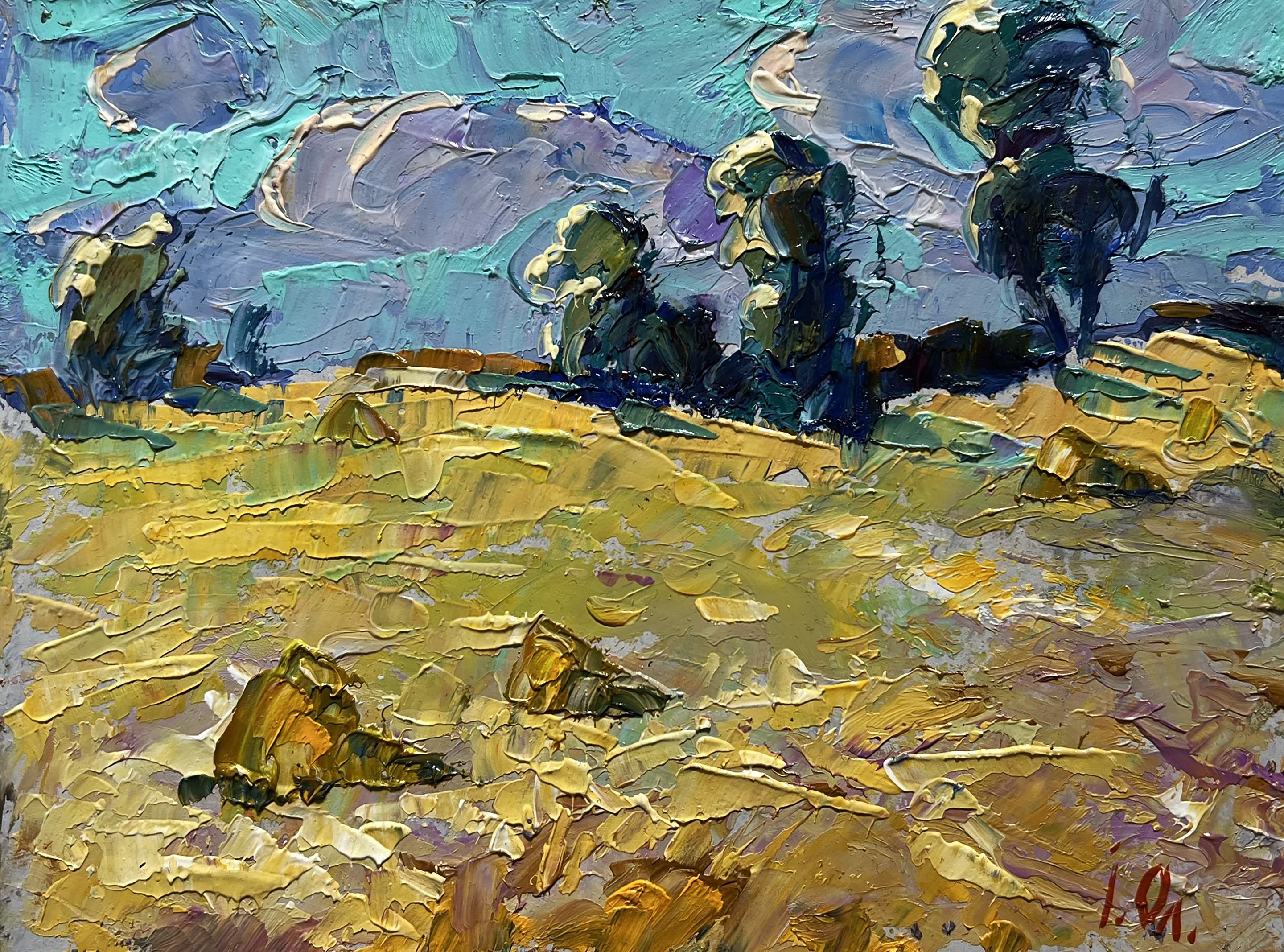 Ivanyuk Oleksiy, In the morning in a wheat field Ivanyuk Oleksiy, In the morning in a wheat field