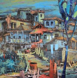 Painting, Antique Village, Davit Arstamyan