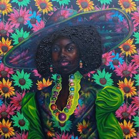 Peinture, Sunflower Queen, Bakare Abubakri-sideeq Babatunde