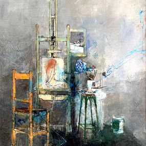 Gemälde, Nature morte au chevalet, Julian Taylor