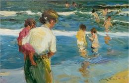 Peinture, En la orilla del mar, Giner Bueno