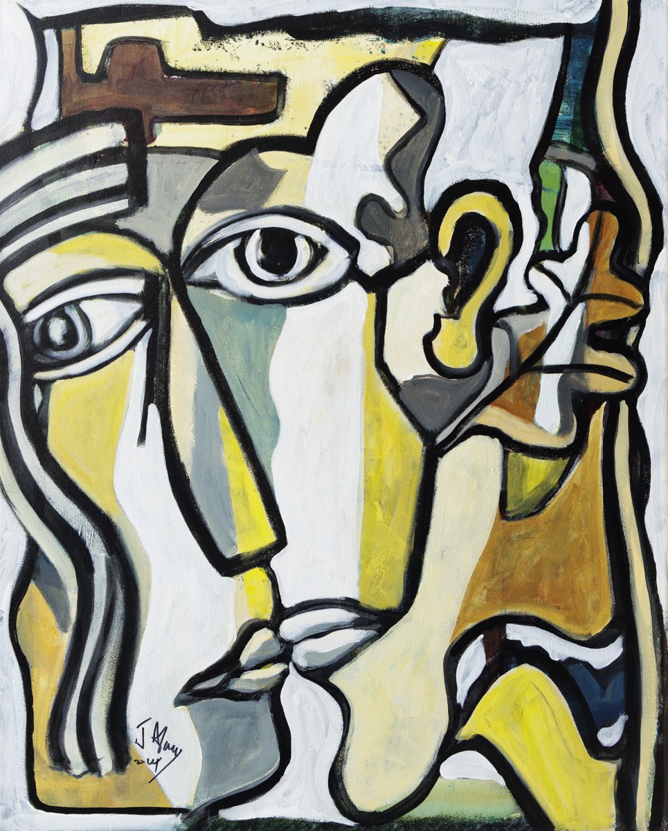 Jacques Alary, Mes yeux rêvent d’harmonie - Portrait imaginaire inspiré du cubisme Jacques Alary, Mes yeux rêvent d’harmonie - Portrait imaginaire inspiré du cubisme