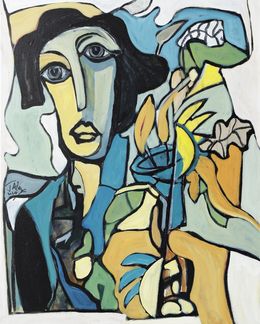 Painting, Tout est plein d’idées étranges - Portrait imaginaire, Jacques Alary