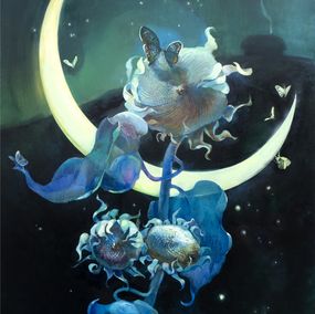 Peinture, Ukrainian Night. Flight of Soul, Anastasiia Grygorieva