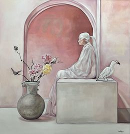 Gemälde, From the Series In the Harmony with the Sun, Pink Old Age, Salome Khubashvili