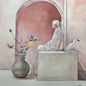 Gemälde, From the Series In the Harmony with the Sun, Pink Old Age, Salome Khubashvili