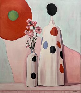 Gemälde, From the Series In the Harmony with the Sun, Flower, Salome Khubashvili