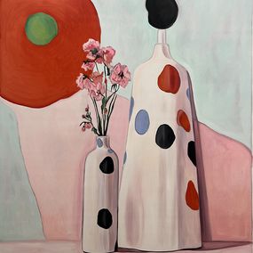Peinture, From the Series In the Harmony with the Sun, Flower, Salome Khubashvili