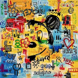 Peinture, Free Mickey, Michael Edery