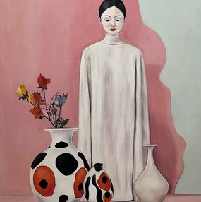 Painting, From the Series In the Harmony with the Sun, Flower 3, Salome Khubashvili