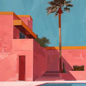 Gemälde, Coral Oasis, Valia