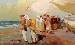 Peinture, Pescadoras, Giner Bueno