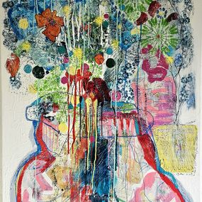Gemälde, Confetti garden, Susanne Butcher