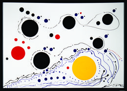 Painting, Diálogo Entre Yayoi y Miró 1, Lorena Barros
