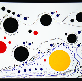Gemälde, Diálogo Entre Yayoi y Miró 1, Lorena Barros