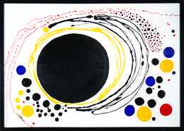 Peinture, Diálogo Entre Yayoi y Miró II, Lorena Barros