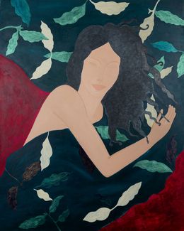 Peinture, Rêveuse, Fannie Iribarnegaray