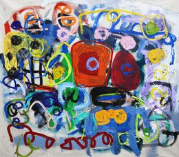 Peinture, Face In The Jungle, Taher Jaoui
