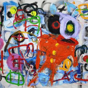 Painting, A Smiling Monster, Taher Jaoui