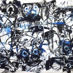 Painting, Fighting With Selfs, Taher Jaoui