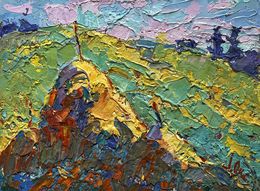 Gemälde, Flowering meadows, Oksana Ivanyuk