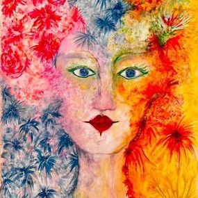 Gemälde, Muse Nature, Sylvie Pulur