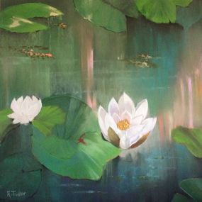 Zeichnungen, Fleur de Lotus, Agnès Tiollier